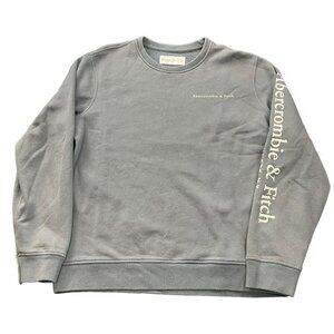 ABERCROMBIE GREY CREWNECK SIZE L‎ | C1